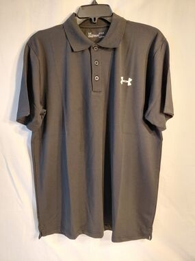LG Men’s Dark Gray Polo Shirt with White Logo